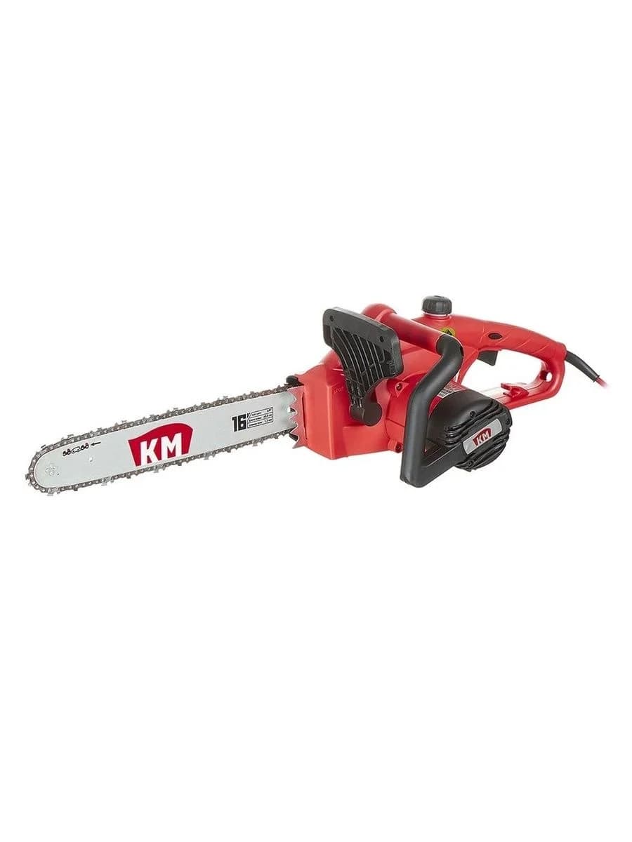 Пила цепная электрическая КМ ЕCS-1801/16 1800 Вт 16" шаг 3/8" паз 1,3 мм 57 звеньев
