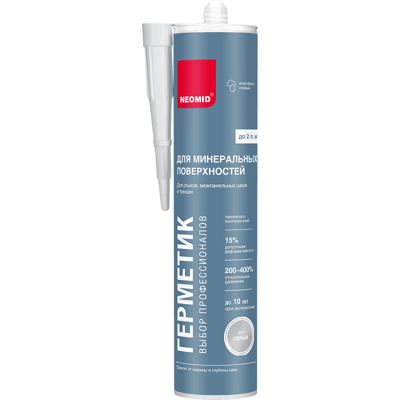 Герметик тепловлагоизоляционный NEOMID Mineral Professional