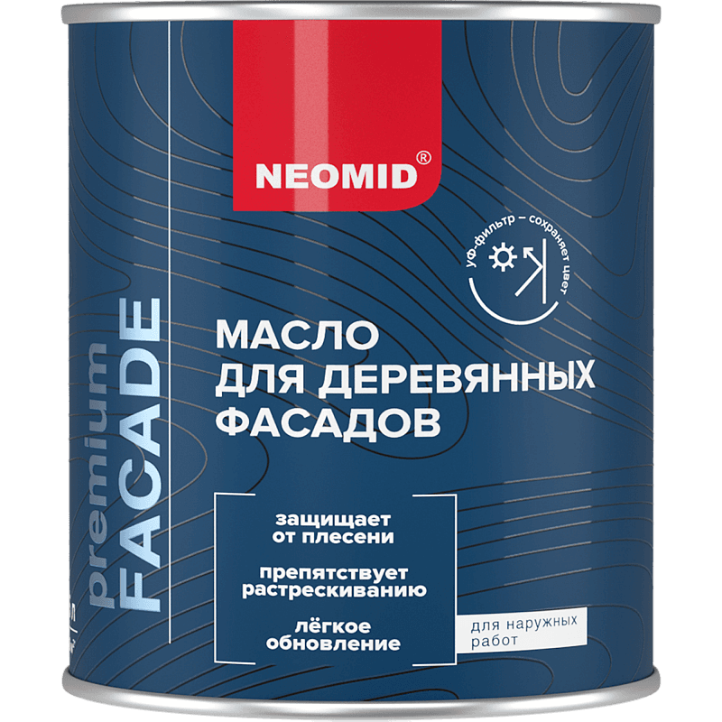 Масло для деревянных фасадов NEOMID PREMIUM FACADE