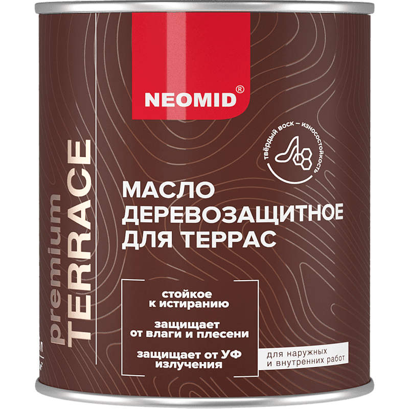Масло деревозащитное для террас NEOMID PREMIUM TERRACE